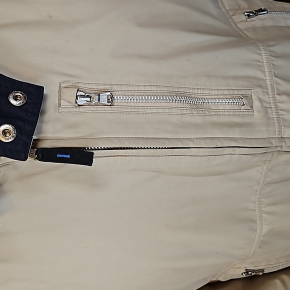 VINTAGE TOMMY HILFIGER COAT JACKET M MEDIUM ZIPPER POCKETS - Picture 5 of 11